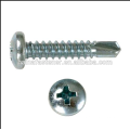 self drilling srew,Zinc-plated Self Drilling Phillps Pan Head Screw,phillps pan head self drilling screw